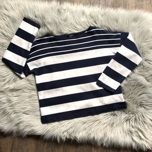 J. Crew Striped Dolman Top